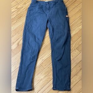 Zara Kids Blue Pants Boy’s Size 13-14 Casual Slim Fit Trousers